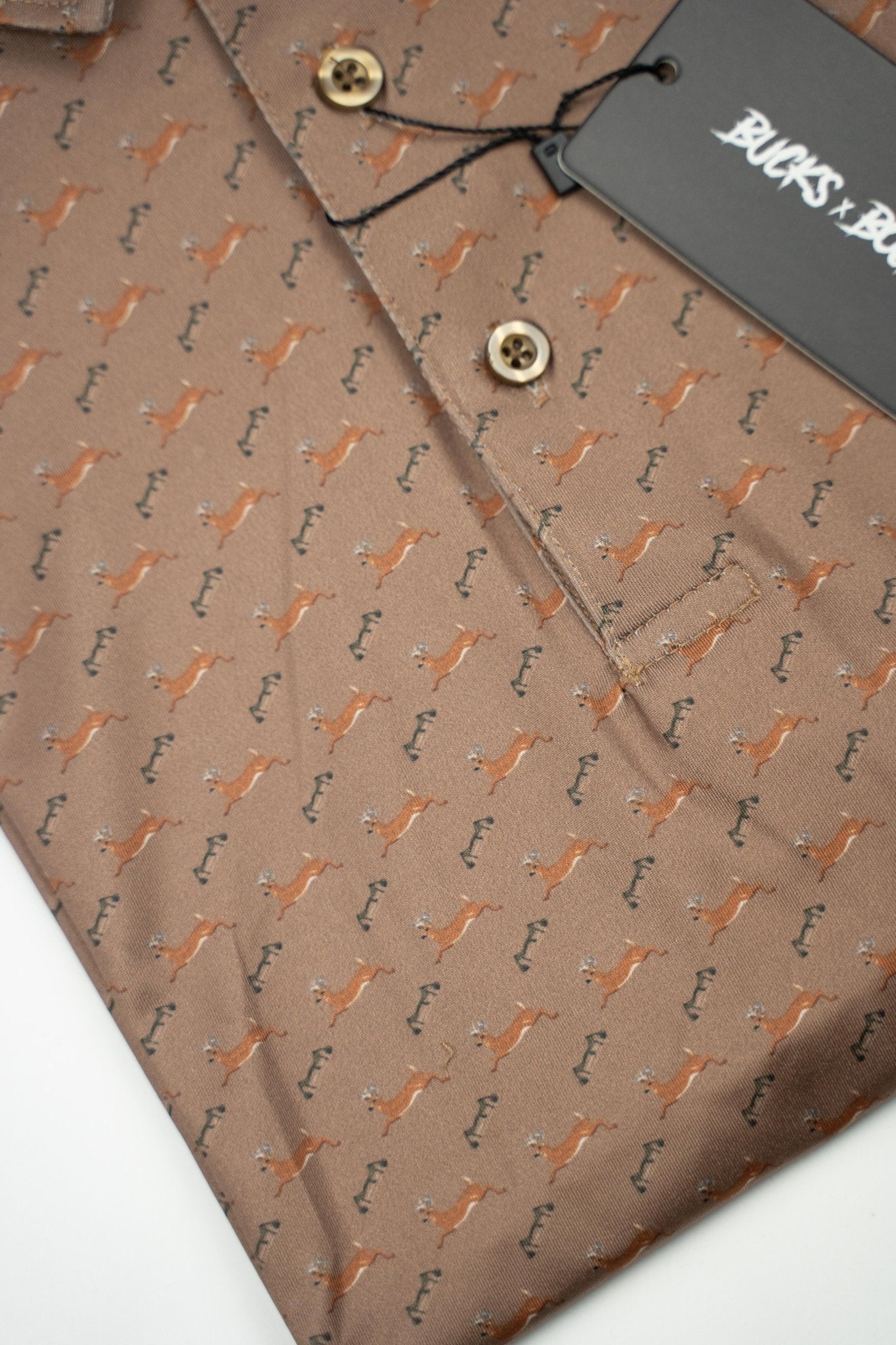 "Jumpin' Buck" Golf Polo - themonogram manor