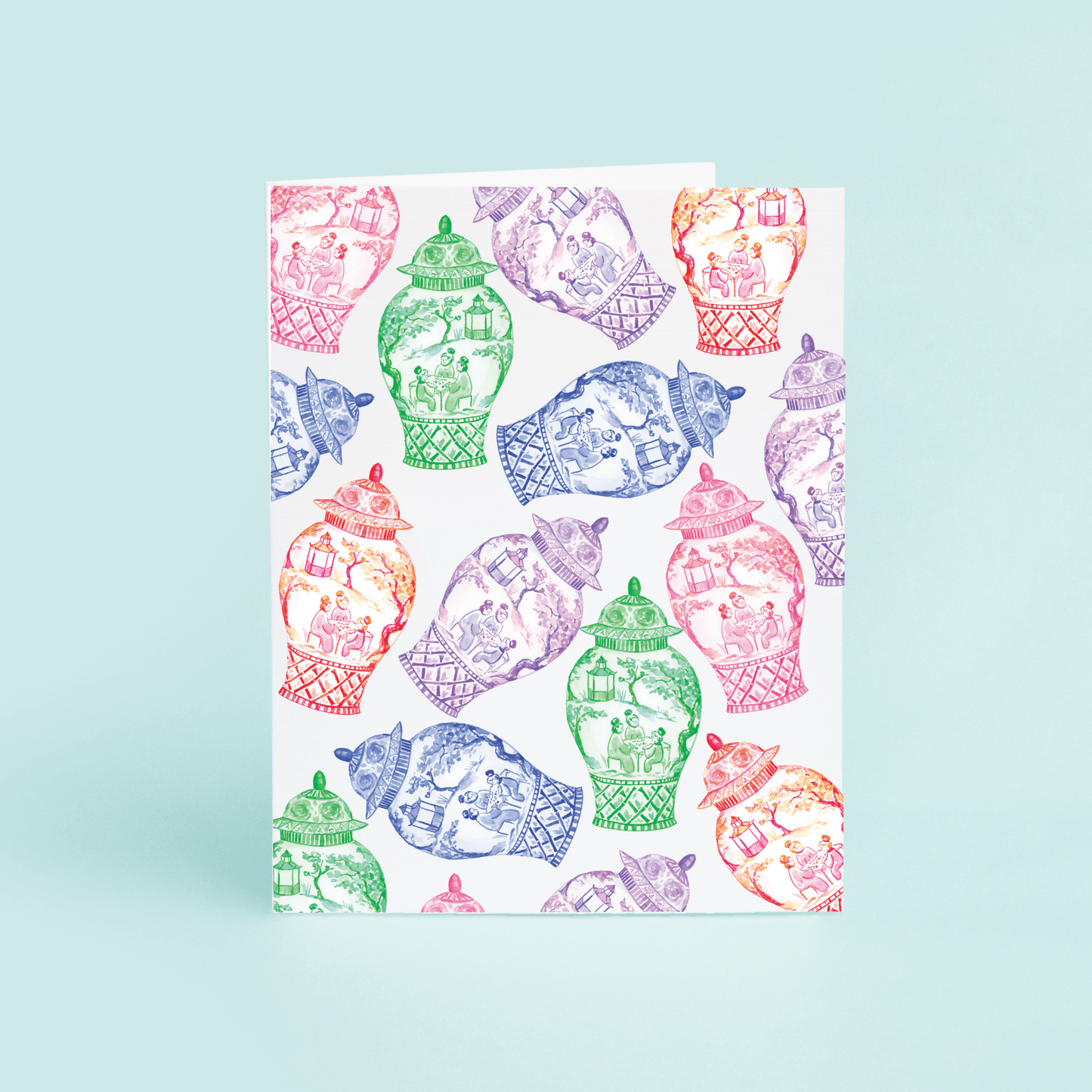 Colorful Ginger Jars - themonogram manor