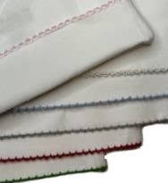 Picot Trim /Burp Cloth Baby Gift, Hospital Gift, Embroidery - themonogram manor