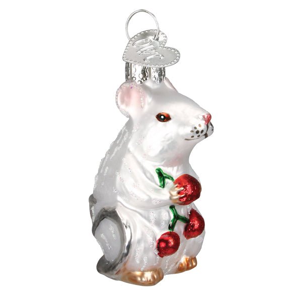 White Mouse Ornament - themonogram manor