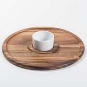 Large Chip n Dip with Ceramic Bowl - themonogram manor