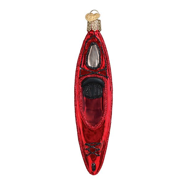 Red Kayak Ornament - themonogram manor