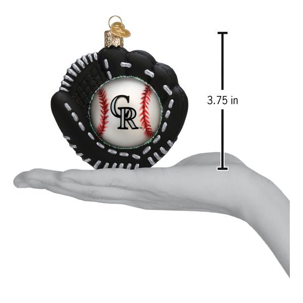 Rockies Baseball Mitt Ornament - #themonogram manor #