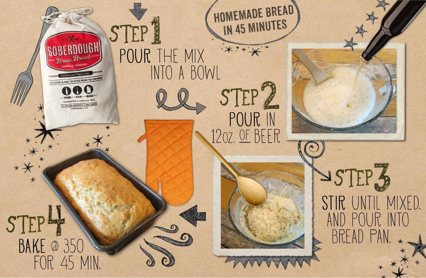 Texas Beer Bread - Sea Salt and Cracked Pepper - themonogram manor