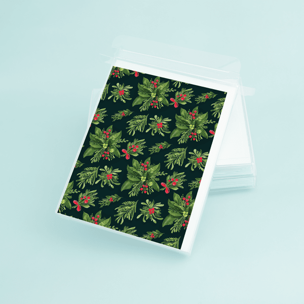 Dark Holiday Florals - themonogram manor