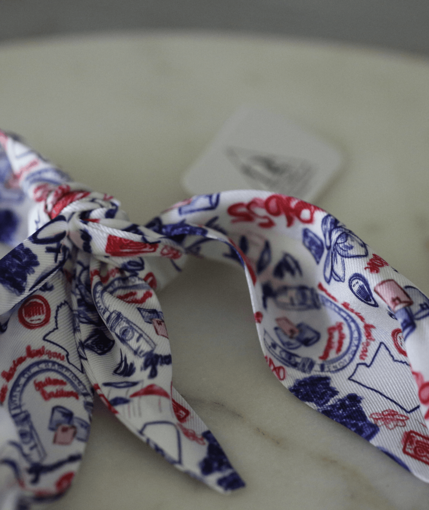 Oxford Tailgate Scarf Necklace - themonogram manor