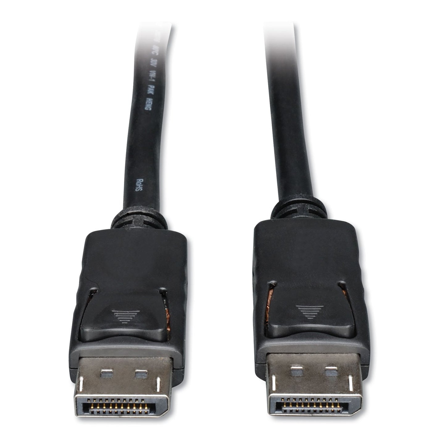 Tripp Lite DisplayPort Cable with Latches, 3 ft, Black - themonogram manor