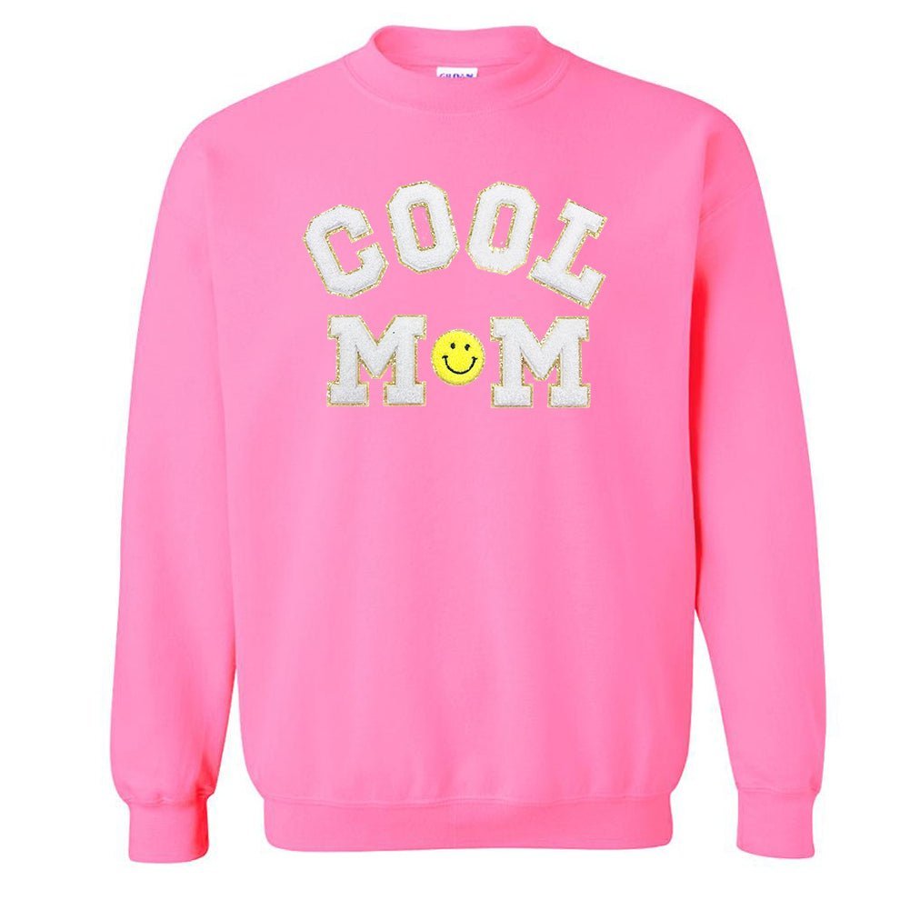 Cool Mom Letter Patch Sweatshirt - themonogram manor