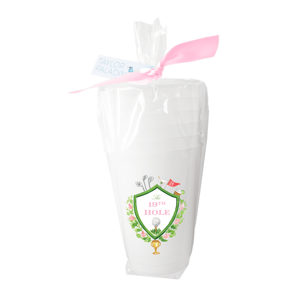 19TH Hole Frosted Cup - themonogram manor