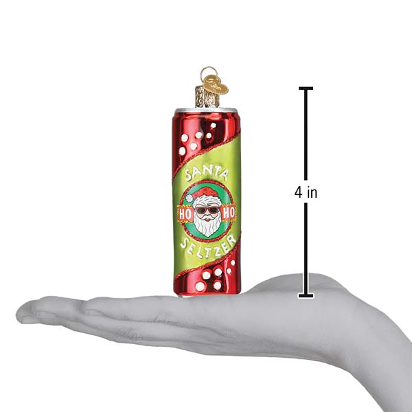 Santa Seltzer Ornament - themonogram manor