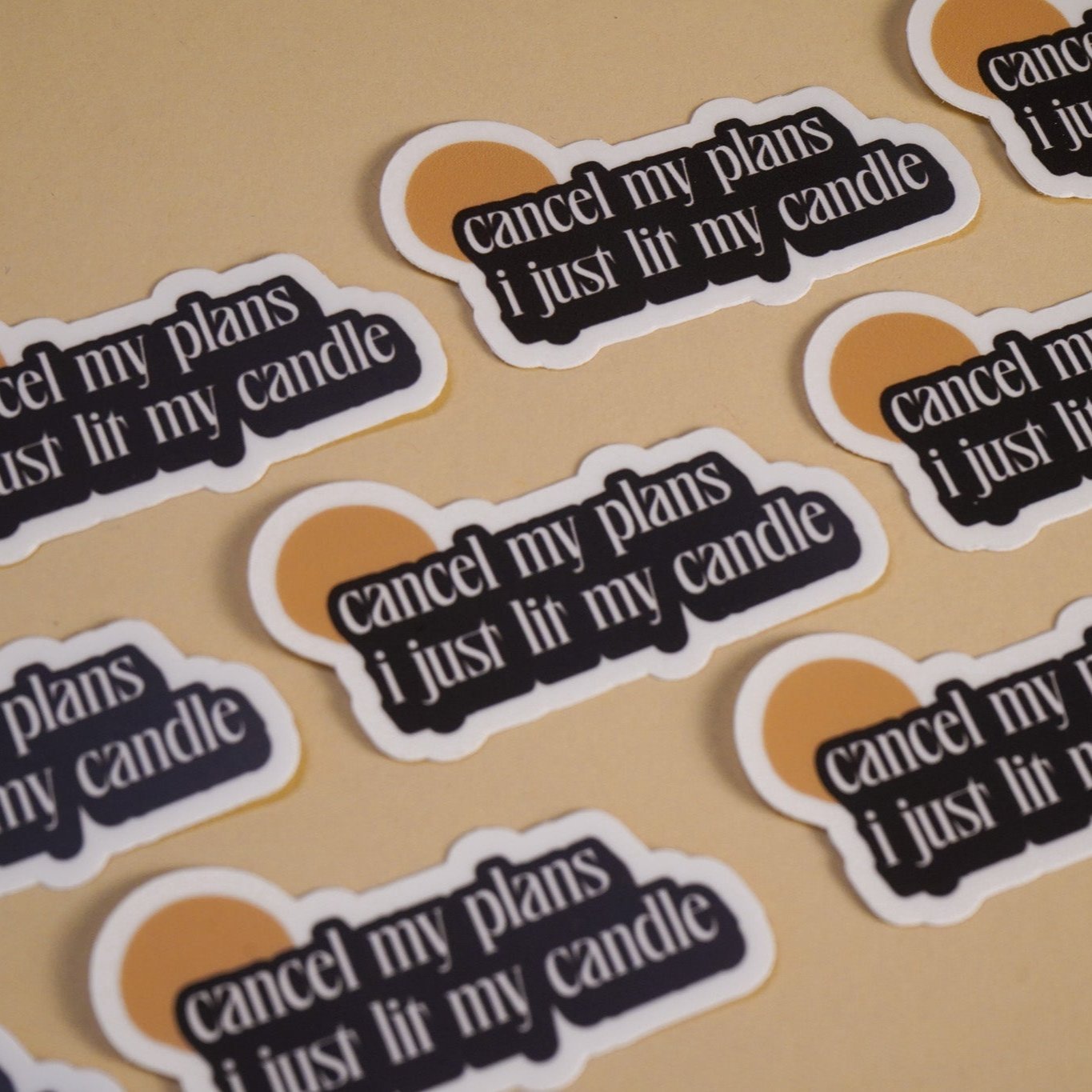 cancel plans sticker - themonogram manor