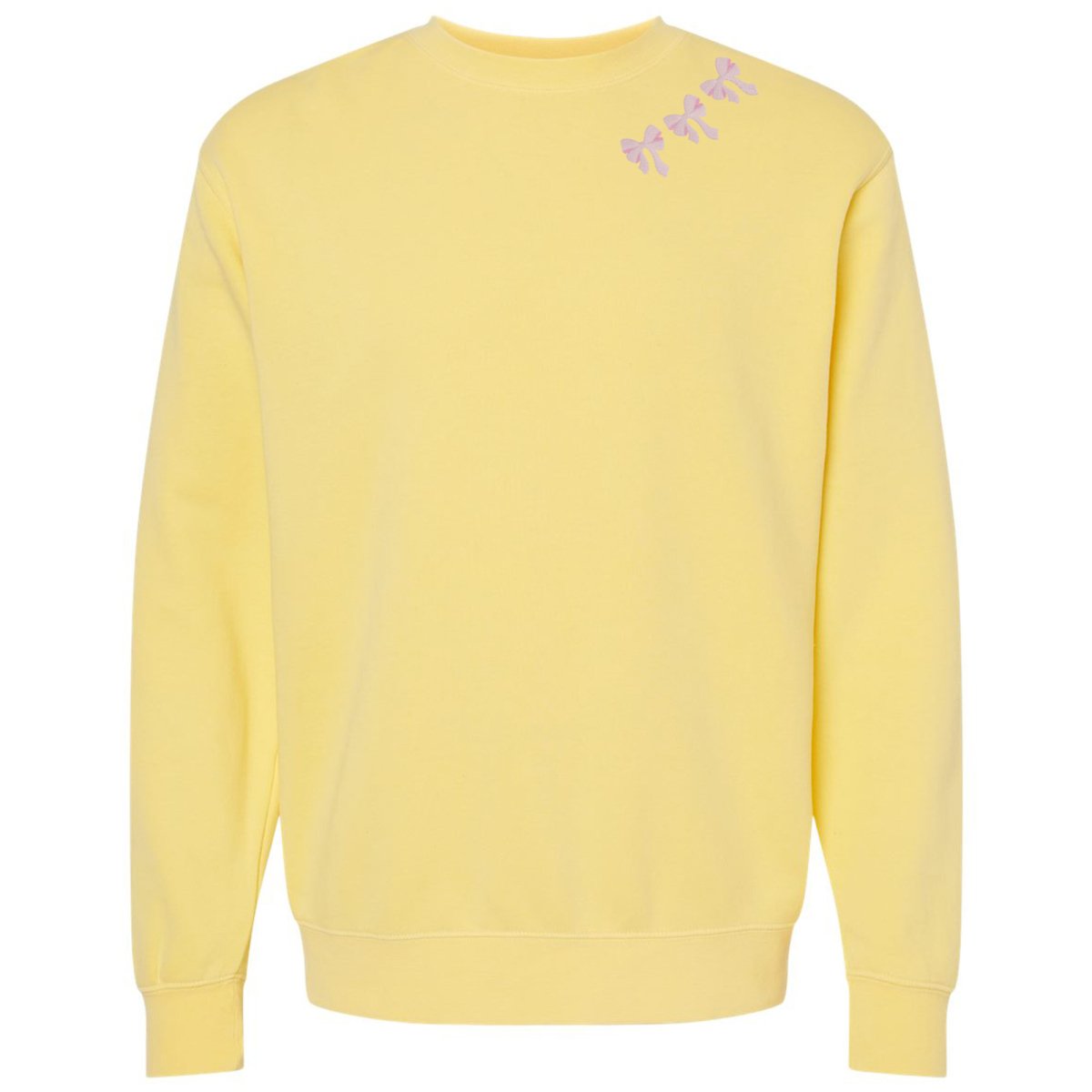 Embroidered 'Bow Collar' Cozy Crew - themonogram manor