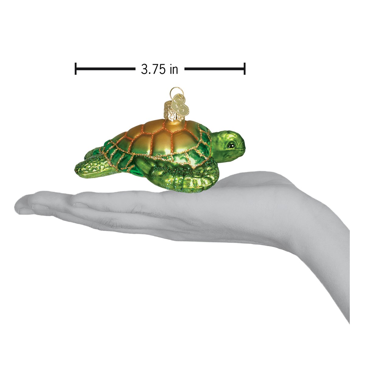 Green Sea Turtle Ornament - #themonogram manor #