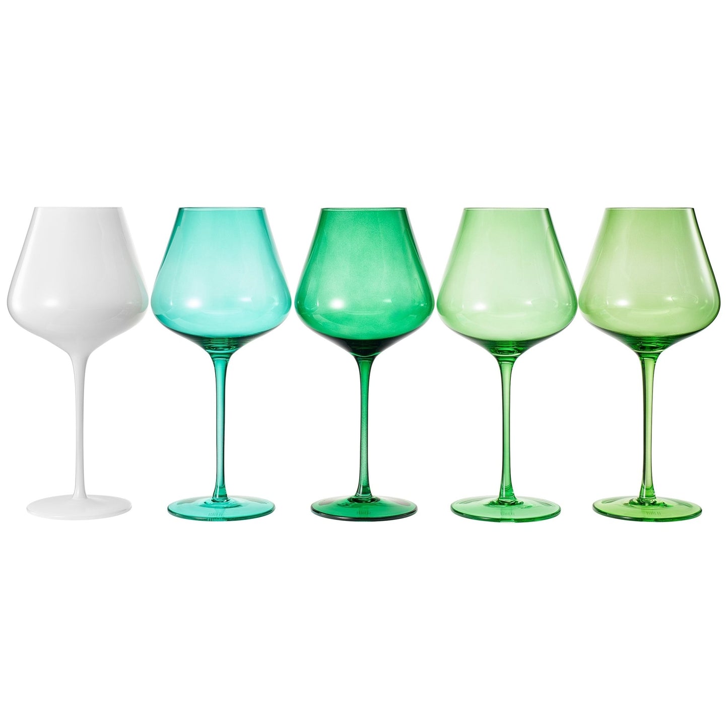 Stagioni Stemmed Wine Glassware, Thai Islands, Set of 5 - themonogram manor