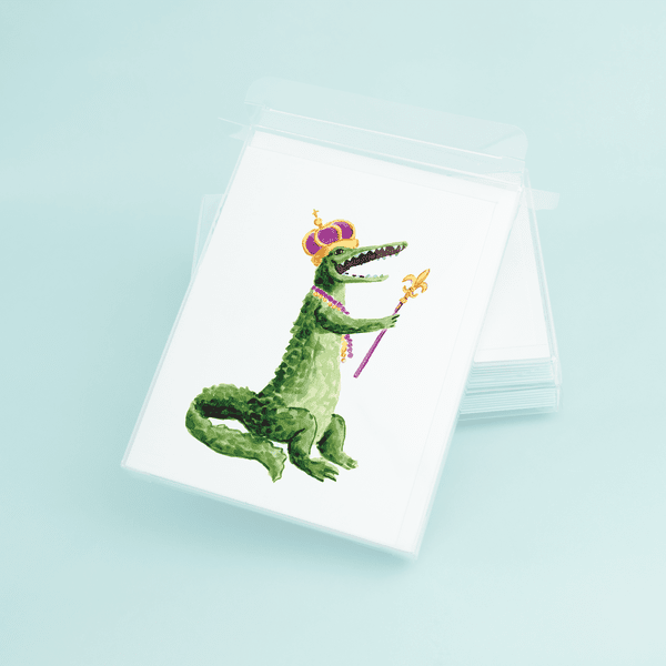 Mardi Gras Alligator - themonogram manor