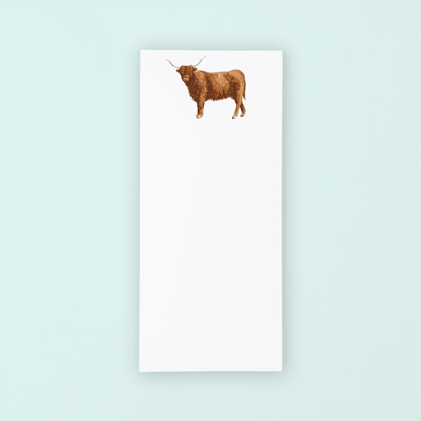 Highland Cow Lists Pad - themonogram manor