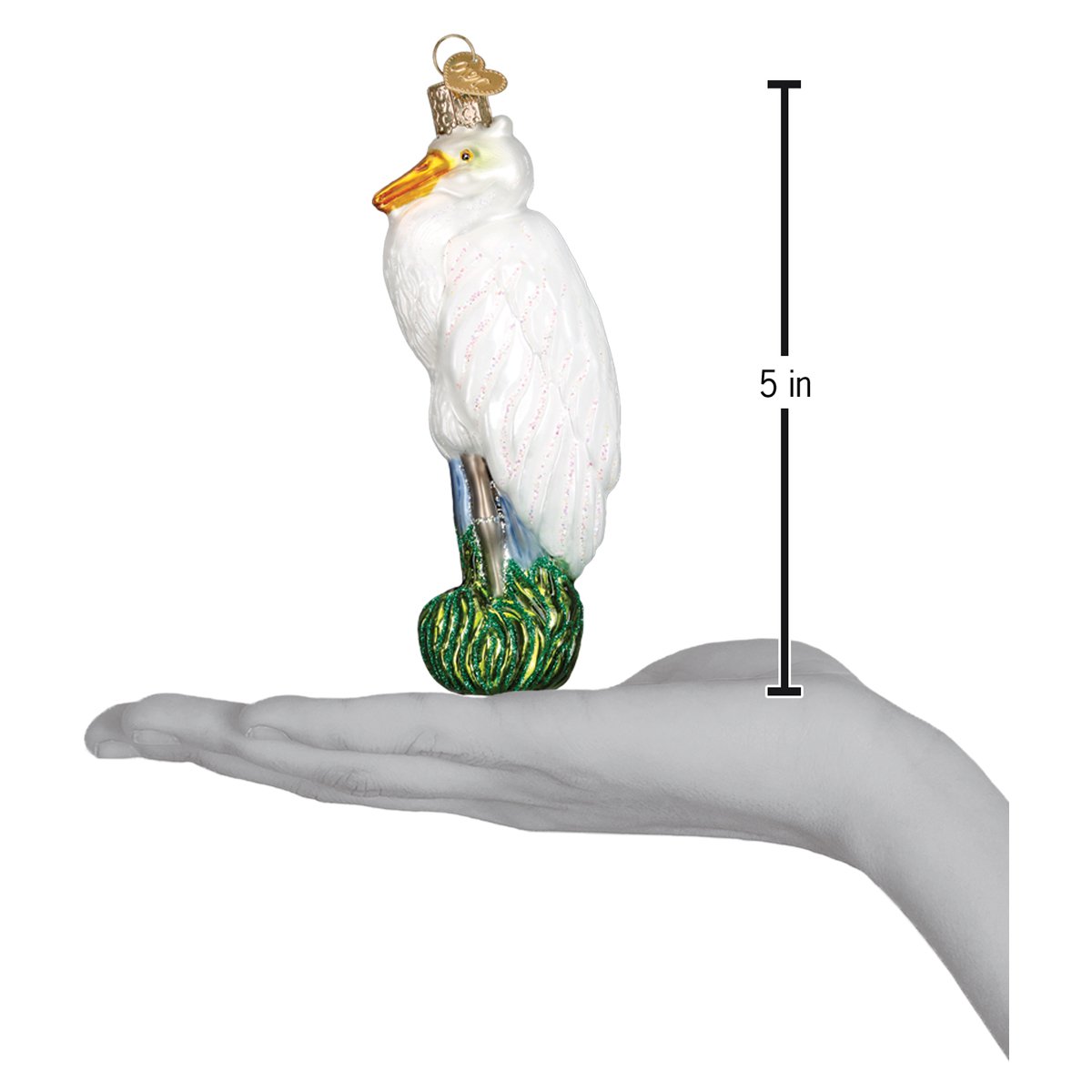 Great Egret Ornament - themonogram manor