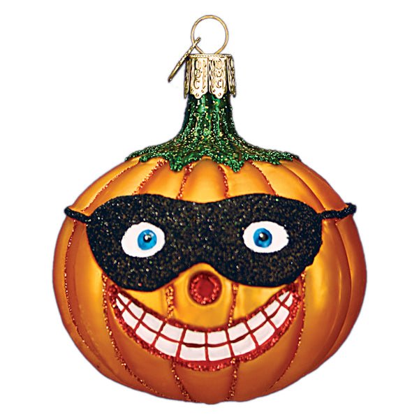 Masked Jolly Jack O'lantern Ornament - themonogram manor