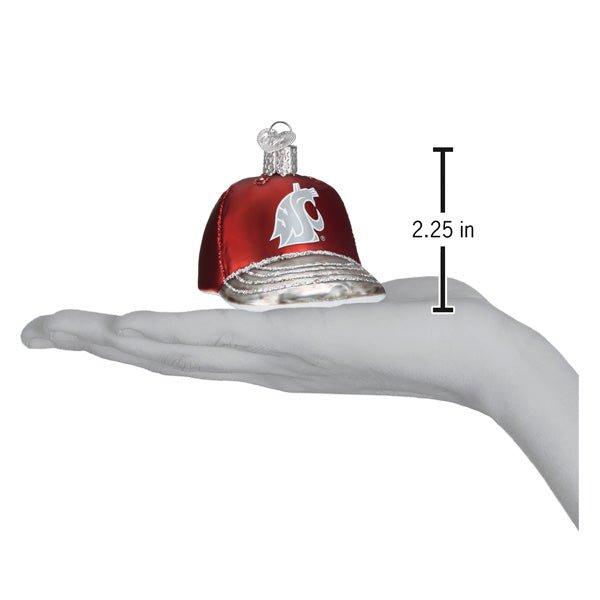 Washington State Baseball Cap Ornament - themonogram manor