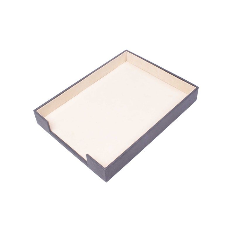 MOOG Leather Single Document Tray - themonogram manor
