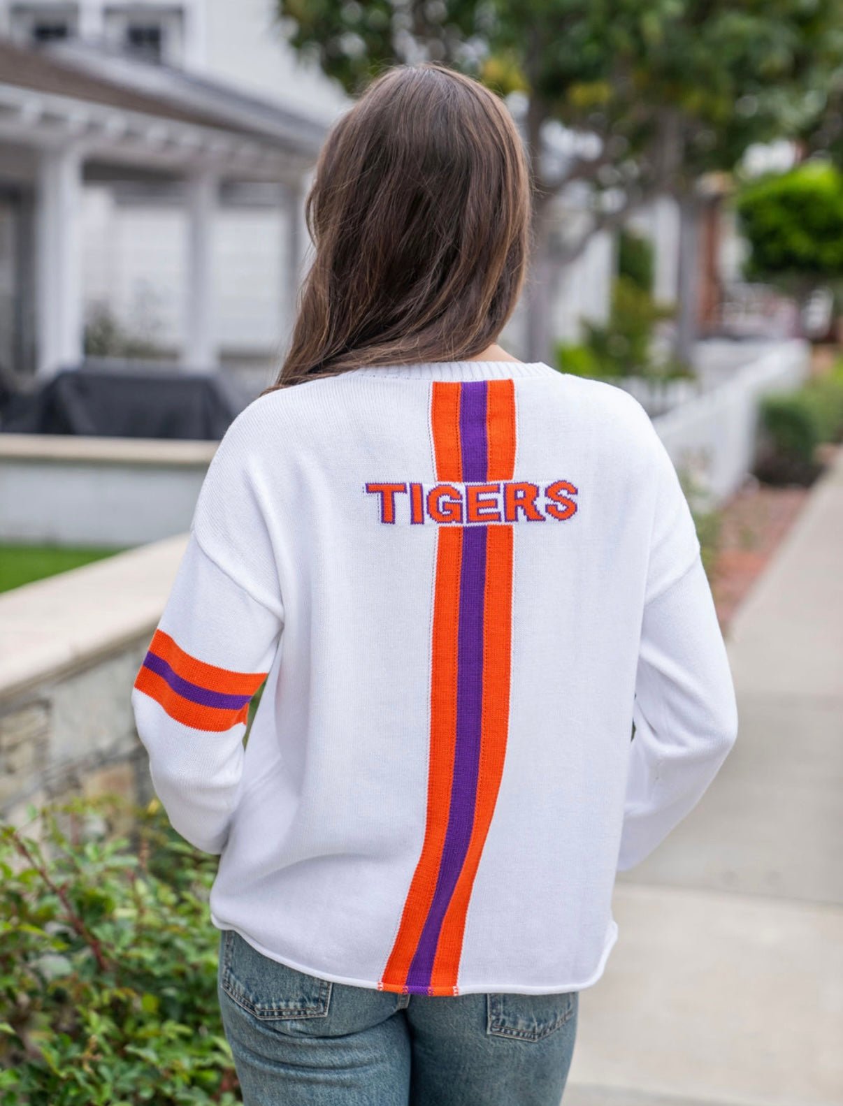 Clemson University Long Sleeve – Game Day Cotton Crew Neck - themonogram manor