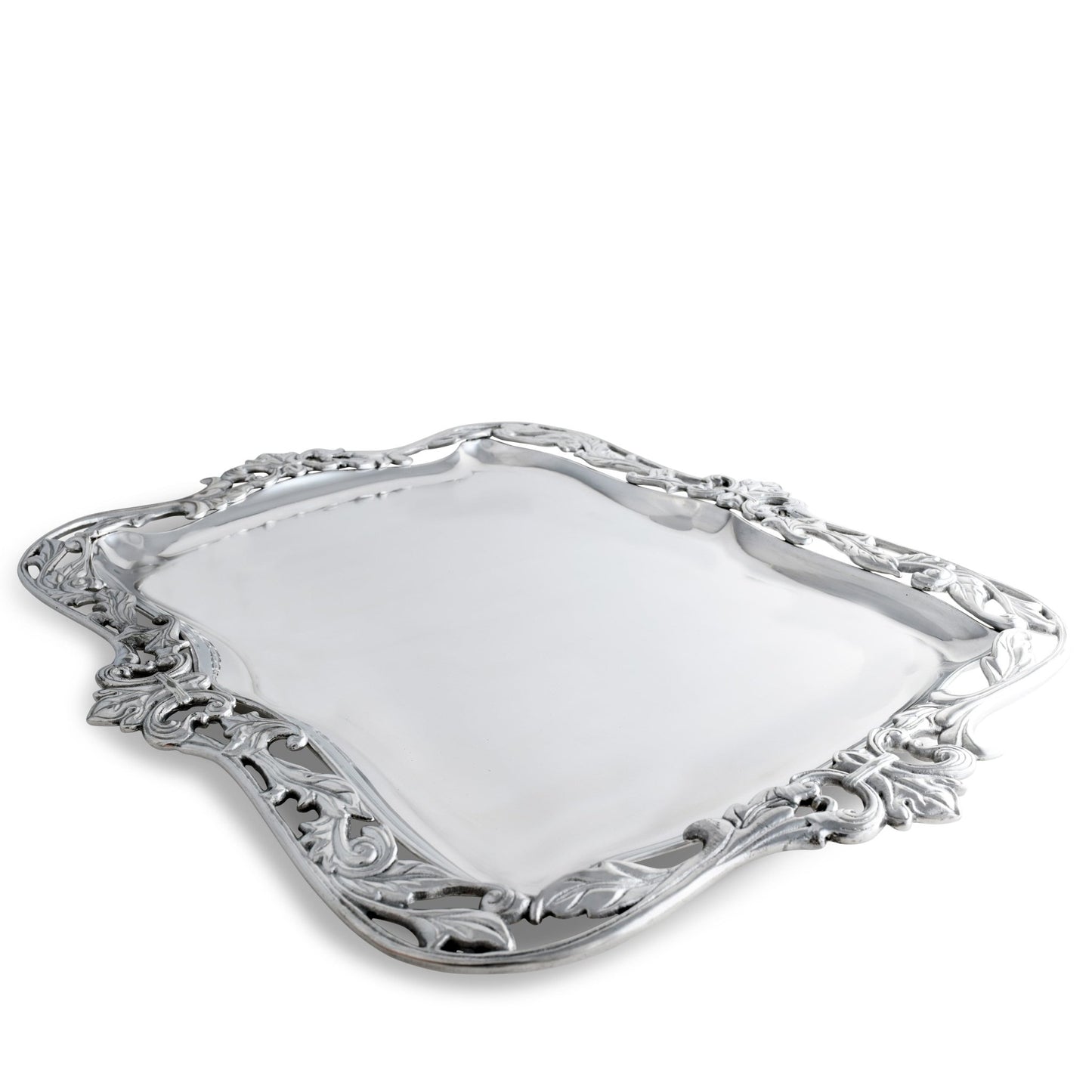 Fleur-De-Lis Acanthus Platter - themonogram manor
