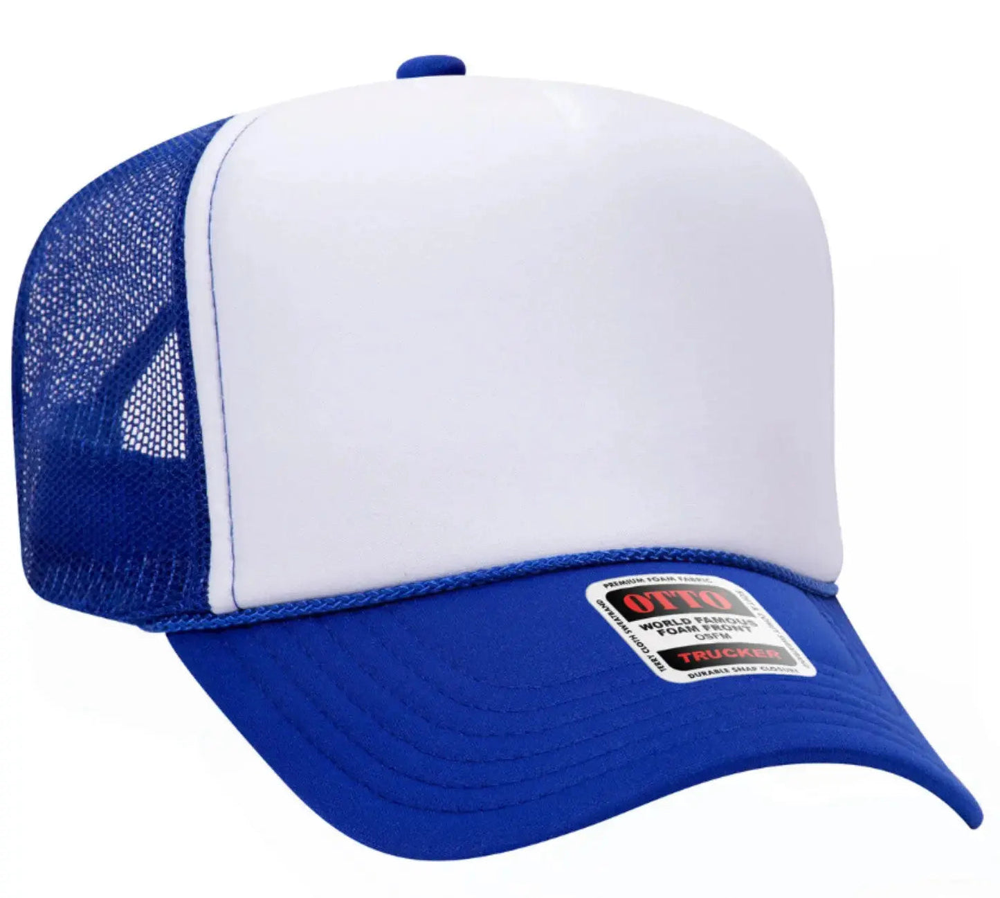 It's River Time Neon Pink Design Adult Otto Foam Trucker Hat