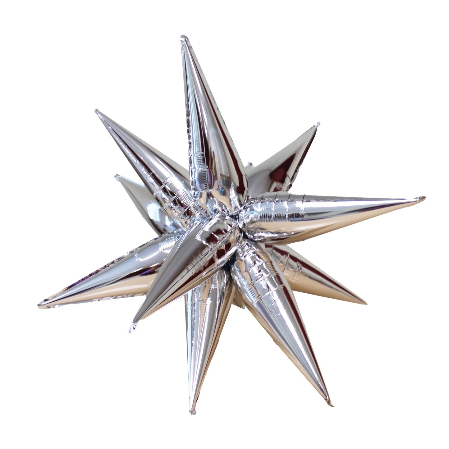 Silver Starburst Cluster Balloon – 26" and 40"