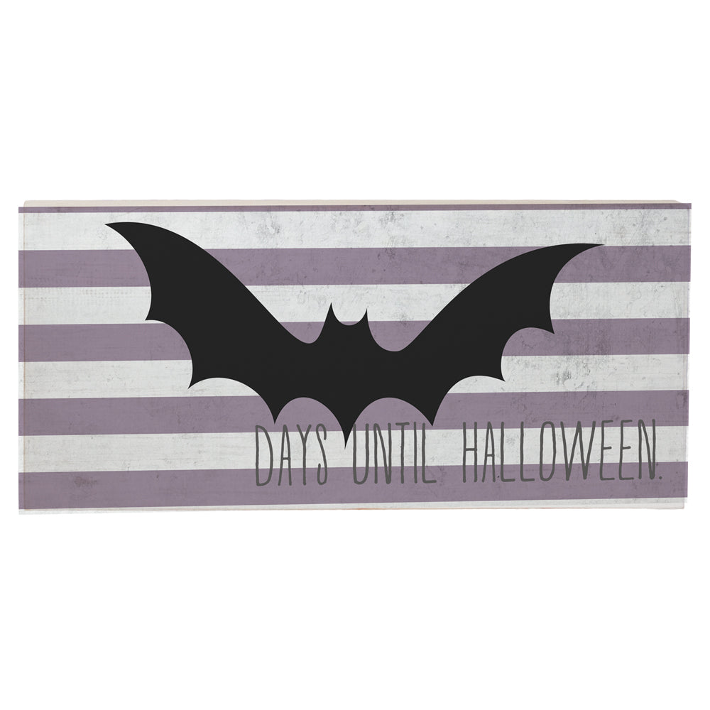 Days Until Halloween Wooden Home Decor