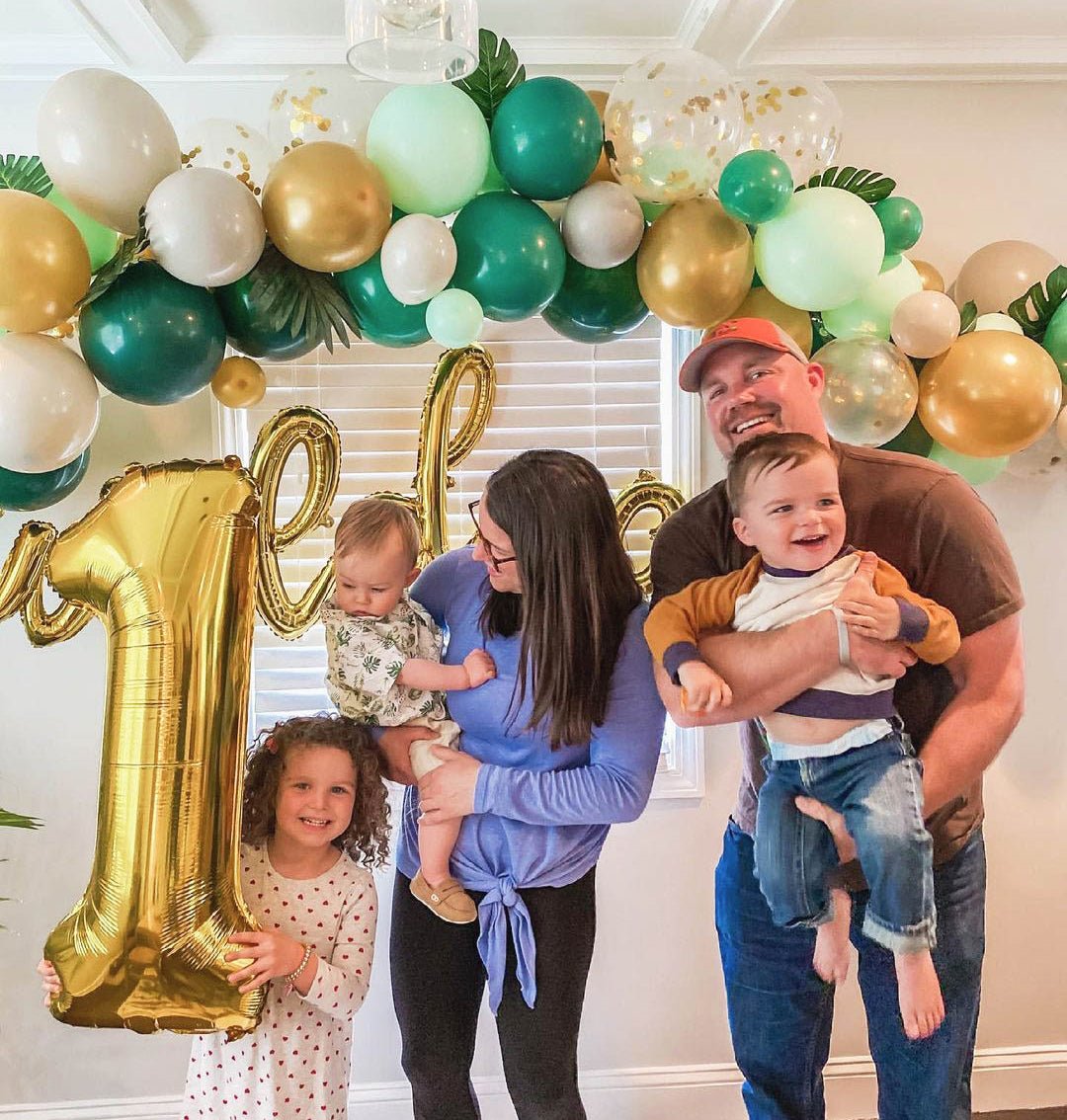 Safari Balloon Garland Kit – Green and Gold