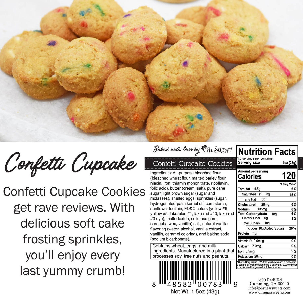Cookies - Christmas Holiday Small Cookie Bag Asst A