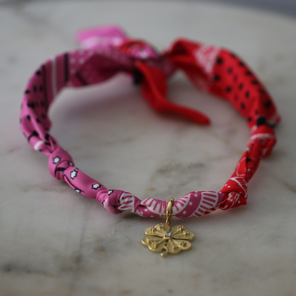 Lucky Charm Scarf Necklace