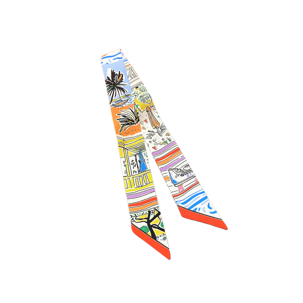 Palm Parade Scarf (Plain or Knotted)