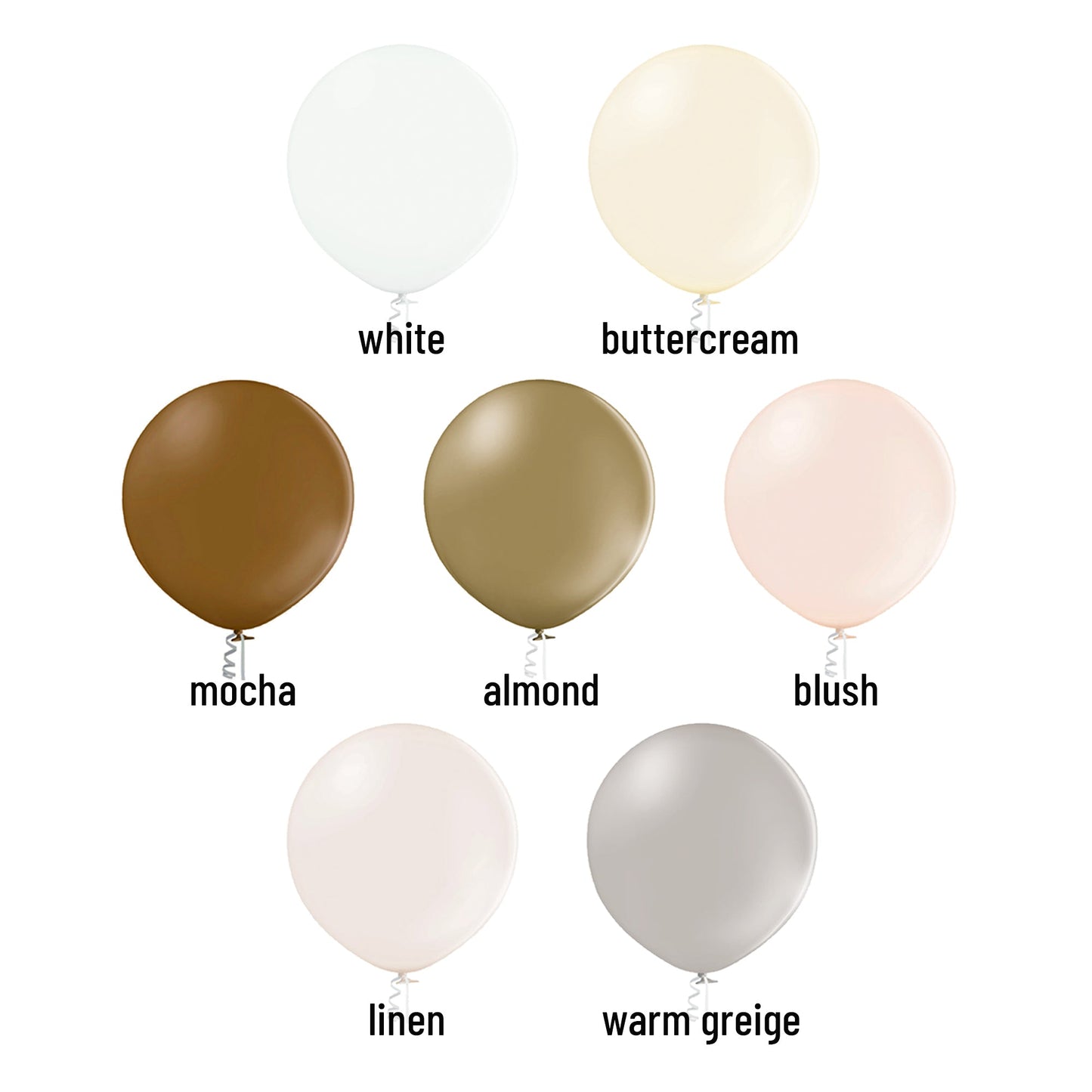 Giant Neutral Balloons (24 inches)