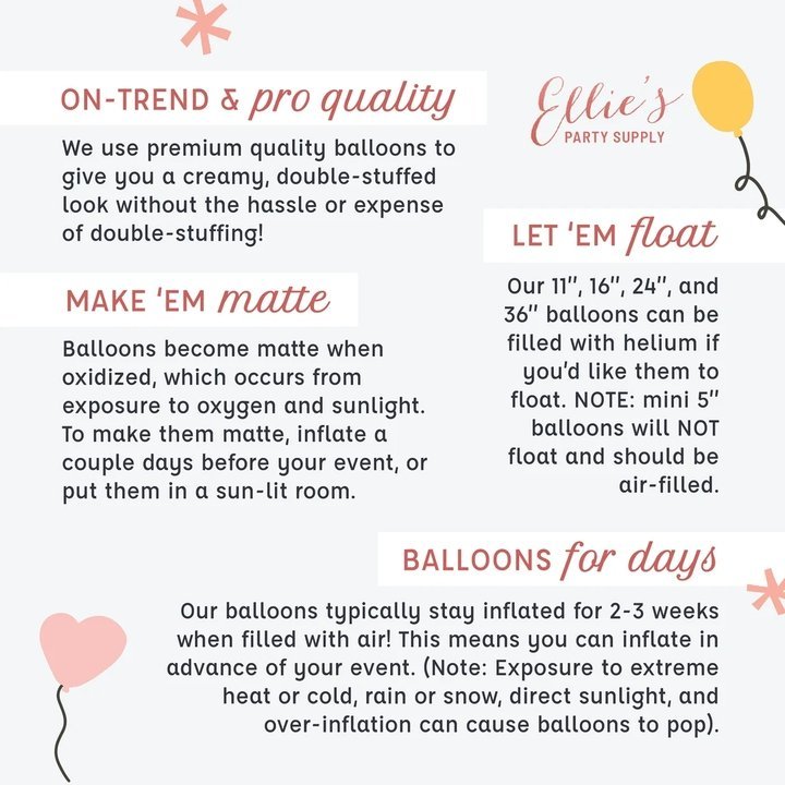 Giant Neutral Balloons (24 inches)