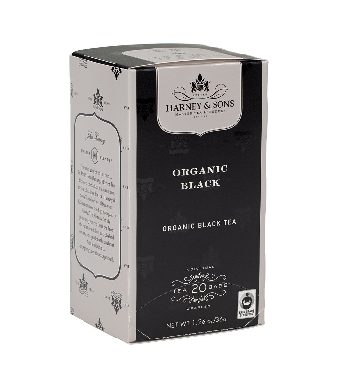 Organic Black, Box of 20 Premium Teabags