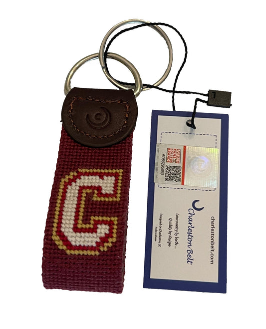College of Charleston Logo Key Fob
