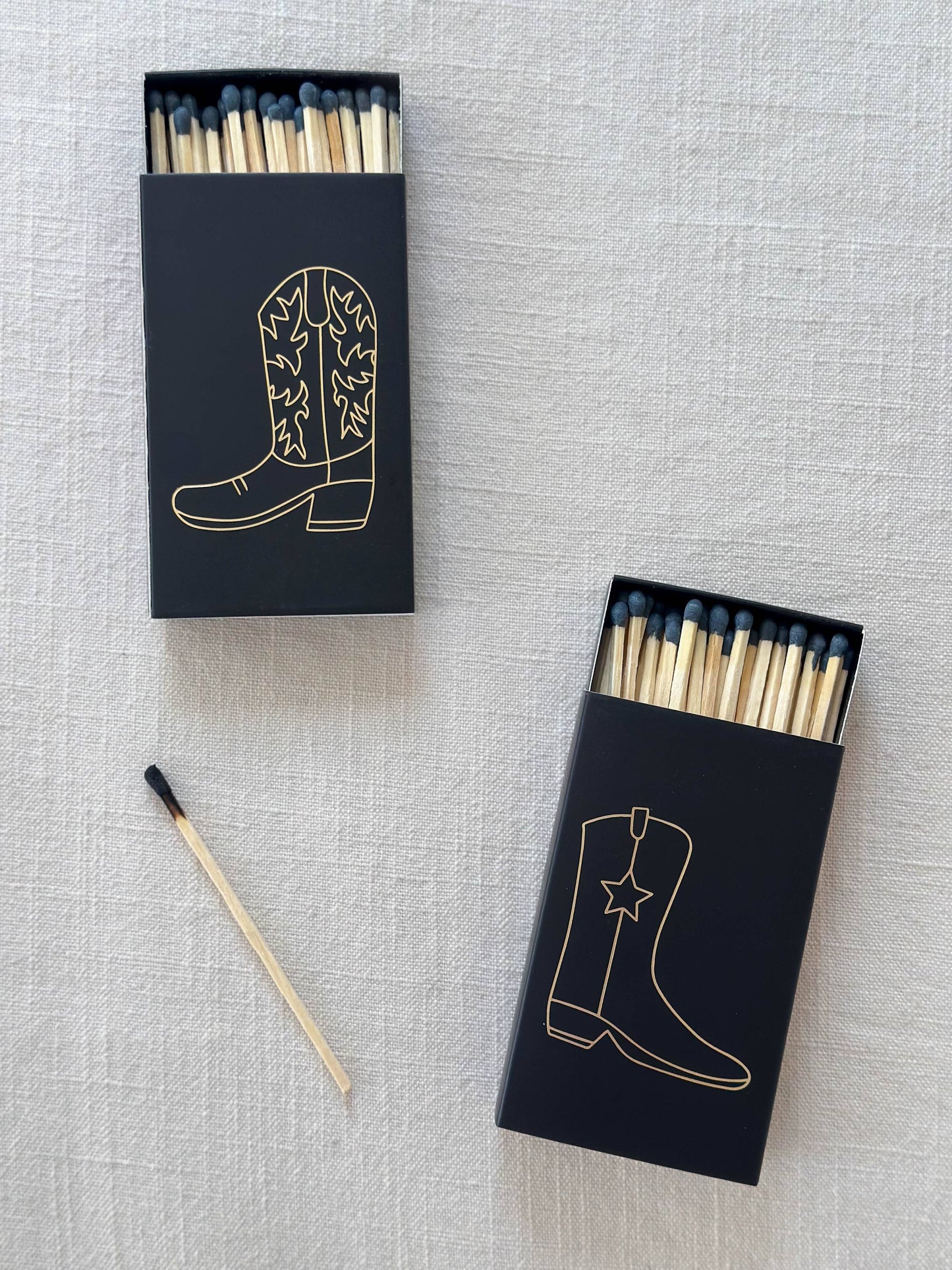 White Oversized Cowboy Boot Matches