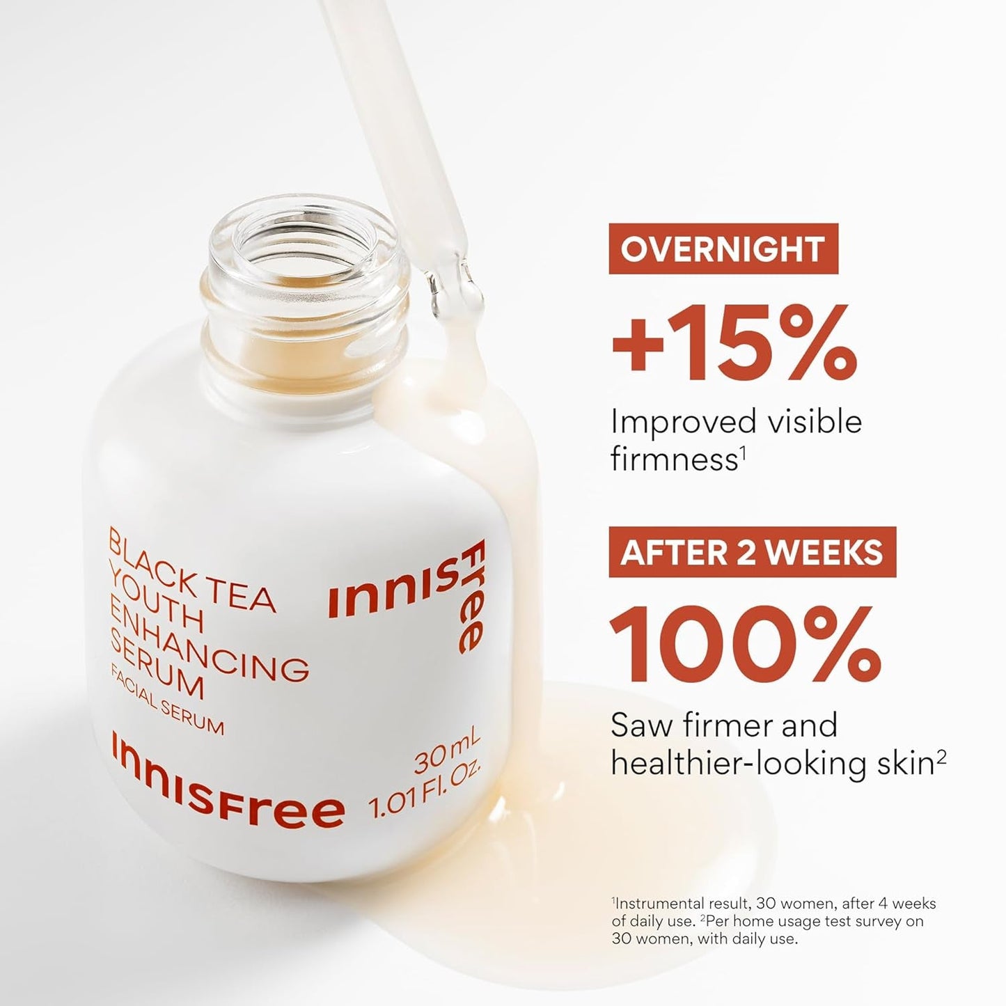 Black Tea Youth Enhancing Serum, Korean Serum with Niacinamide for Firming and Glow