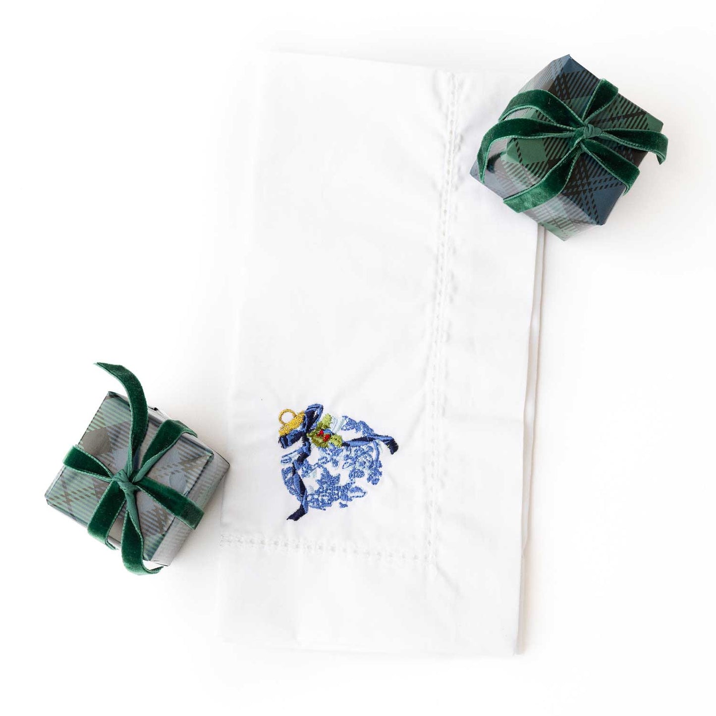 Chinoiserie Ornament Embroidered Dinner Napkin