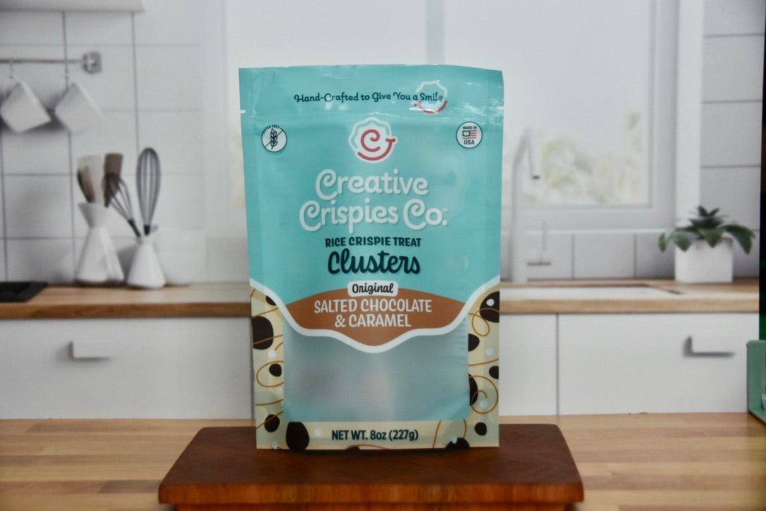 "Clusters" Original Dark Chocolate, Caramel & Sea Salt Crispie Mix Clusters