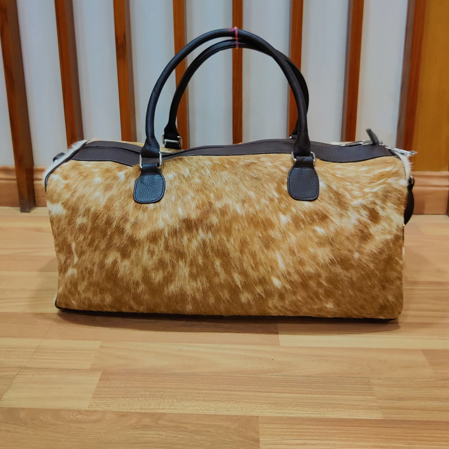 Pony Skin Bag Medium Cowhide Duffel, Perfect Anniversary or Birthday Gift