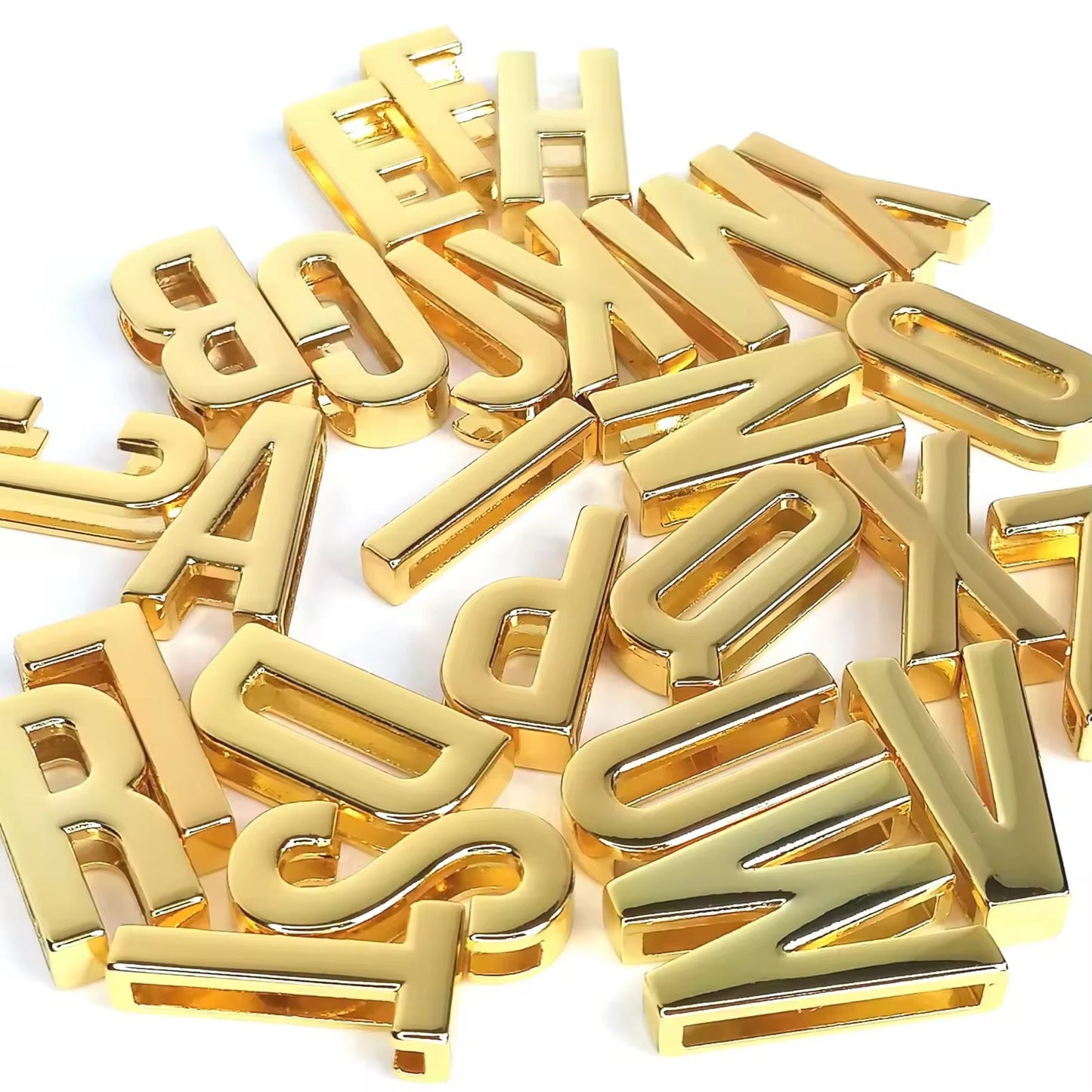 Scarf Slide Letters ~ Gold