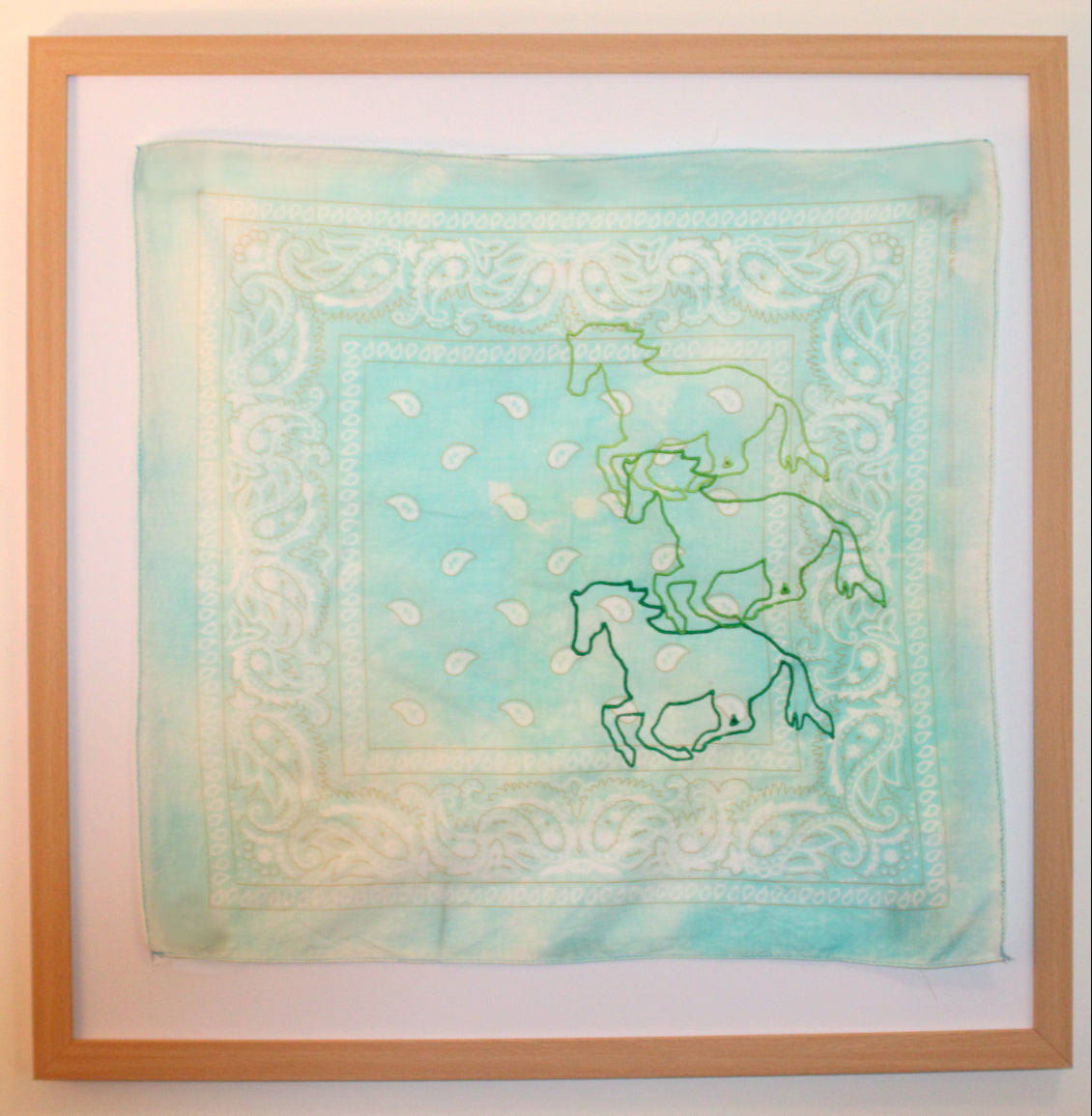 Triple Galloping Horses Bandana