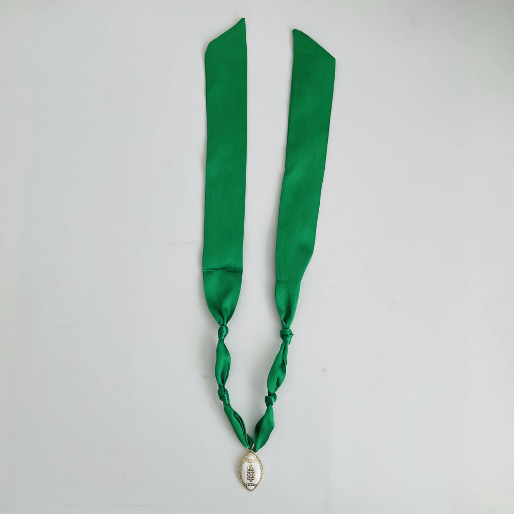 Game Day Scarf Necklace – Solid Colors