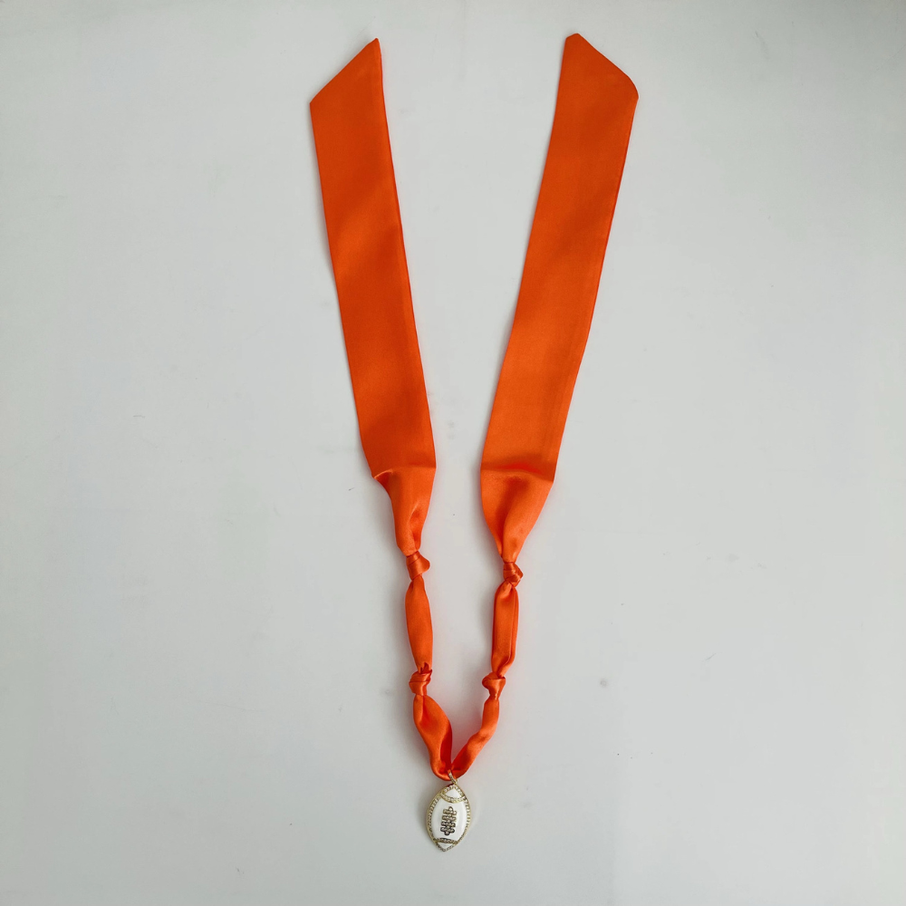 Game Day Scarf Necklace – Solid Colors