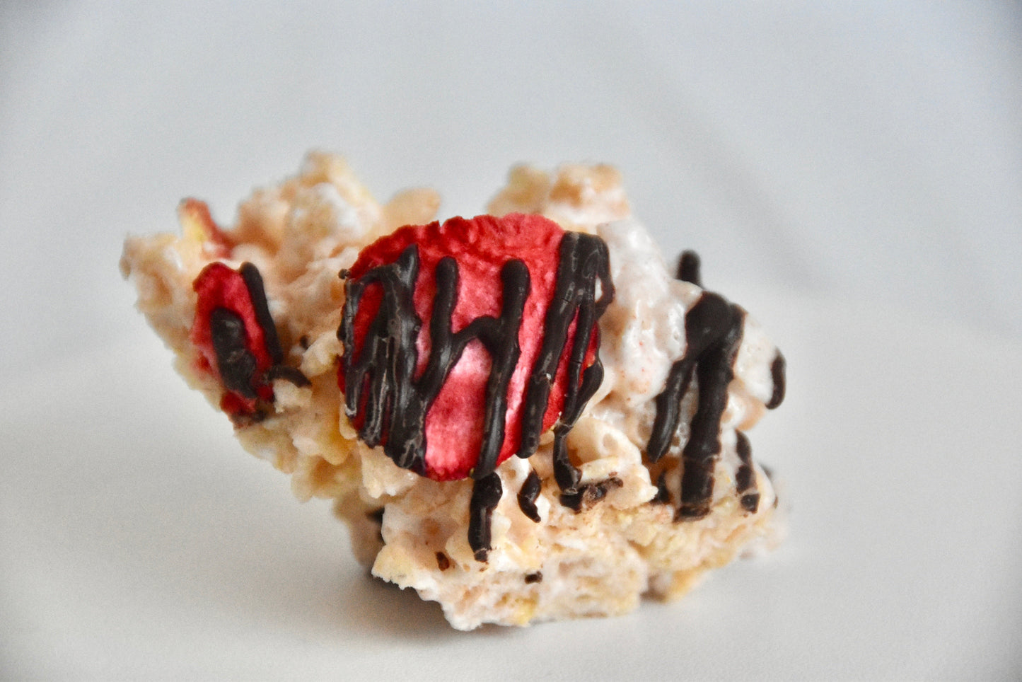 "Clusters" Chocolate Covered Strawberry Crispie Mix Clusters