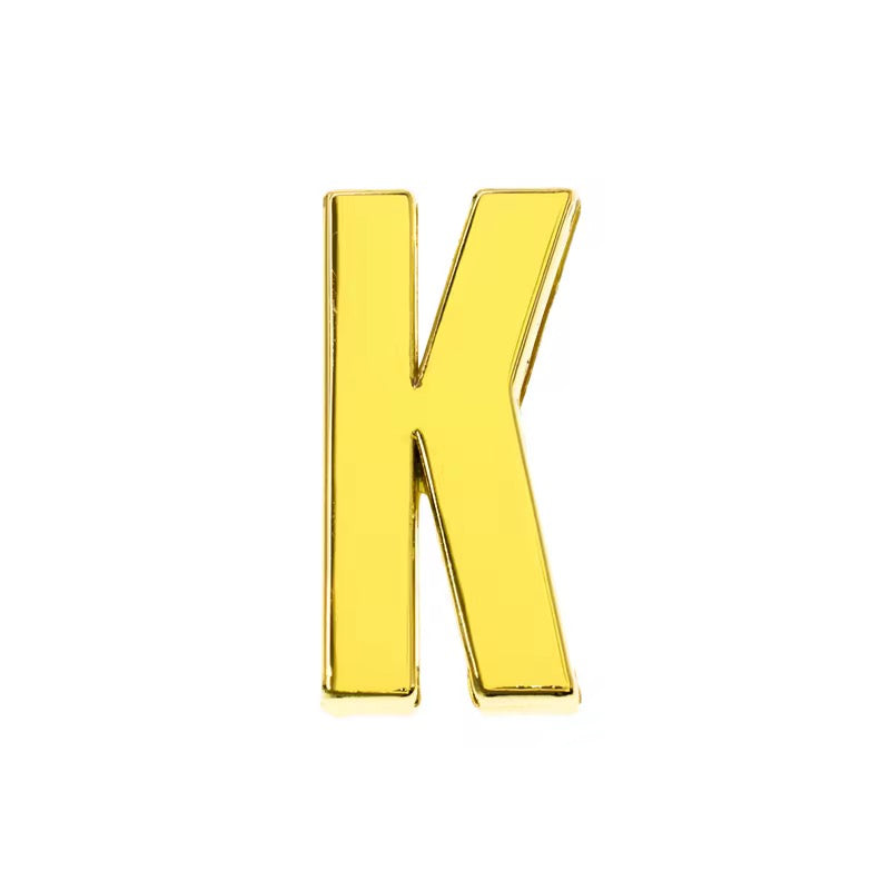 Scarf Slide Letters ~ Gold