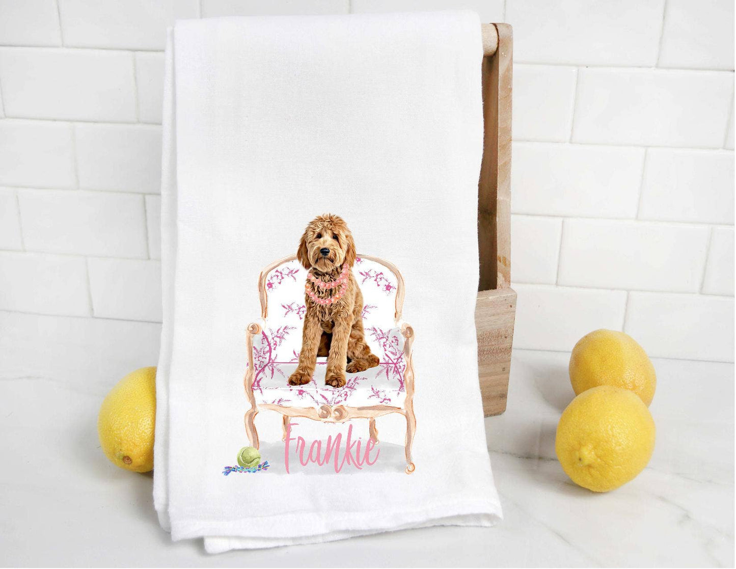 Custom Doodle 8 Tea Sack Towel