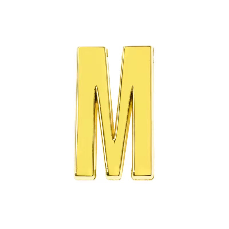 Scarf Slide Letters ~ Gold